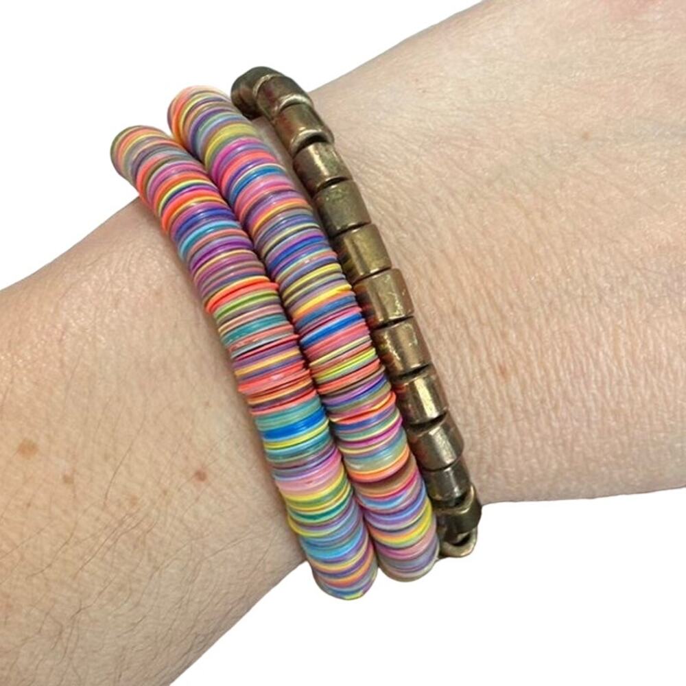 colorful sequin bracelet